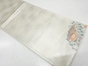 清水寺模様織り出し 袋帯